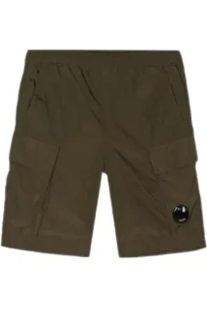 C.P. Company Homme, Shorts, Vert, Taille: S Shorts en Denim Décontractés pour Homme