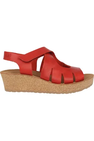 Mephisto Femme, Chaussures, Rouge, Taille: 37 EU Sandalette rouge Nature IS Future
