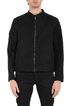 SALVATORE SANTORO Homme, Vestes, Noir, Taille: L Veste Cuir Slim Fit