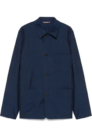 Paul Smith Homme, Vestes, Bleu, Taille: XL Veste Bleue à Boutons Poche Poitrine