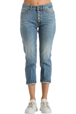 Dondup Femme, Jeans, Bleu, Taille: W29 Jean en coton avec style Koons Gioiello