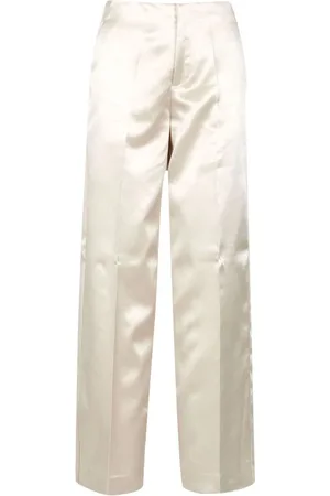 Serafini Femme, Pantalons, , Taille: 38 FR Duchesse High-Gloss Pantalon Large