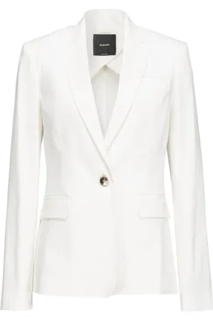 Pinko Femme, Vestes, Blanc, Taille: 36 FR Vestes et Blazers Élégants