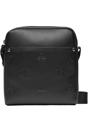 Calvin Klein Homme, Sacs, Noir, Taille: ONE Size Sac Messenger Noir Collection Automne/Hiver
