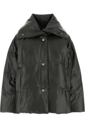 Nanushka Femme, Vestes, Gris, Taille: 40 FR Veste en Cuir Synthétique Gris Duvet
