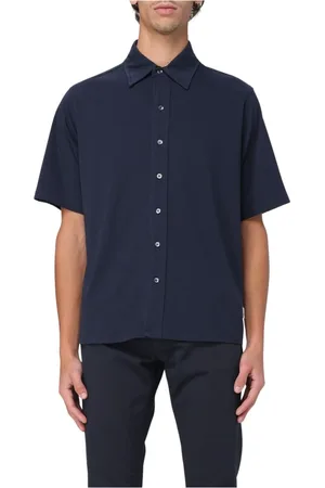 Aspesi Homme, Chemises, Bleu, Taille: L Chemise en Jersey de Coton