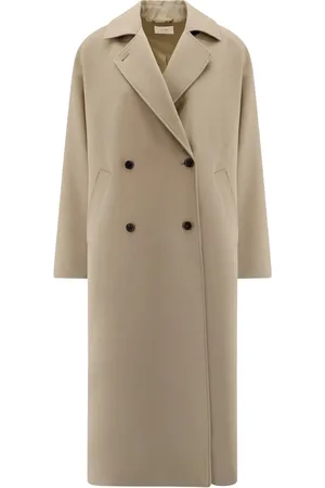 The Row Femme, Manteaux, Gris, Taille: 36 FR Manteau Gris en Laine