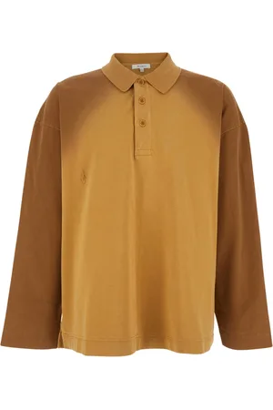 J.W.Anderson Homme, Tops, Brun, Taille: S Polo Marron avec Détail du Logo