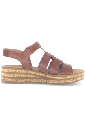 Gabor Femme, Chaussures, Brun, Taille: 40 EU Sandale Marron pour Femme - Chaussures Confortables