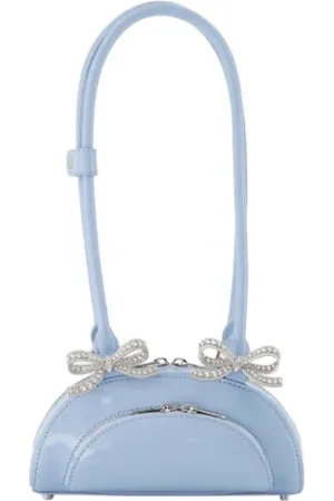 Self-Portrait Femme, Sacs, Bleu, Taille: ONE Size Cuir sacs-main