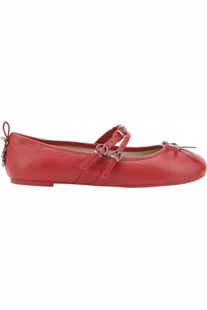Pinko Femme, Chaussures, Rouge, Taille: 40 EU Élégantes Ballerines à