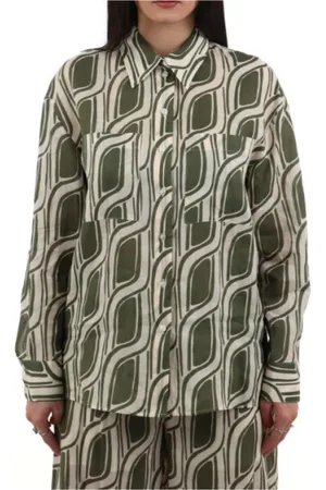 Liu Jo Femme, Blouses et Chemises, Vert, Taille: 40 FR Chemise Élégante pour Femmes