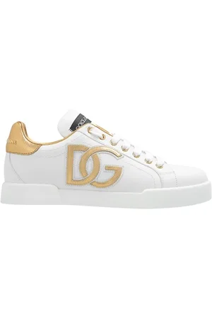 Dolce & Gabbana Femme, Chaussures, Blanc, Taille: 40 EU ‘Portofino’ sneakers