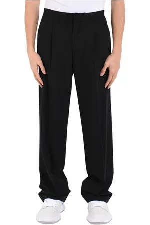 BONSAI Homme, Pantalons, Noir, Taille: M Pantalon Large à Coupe Large