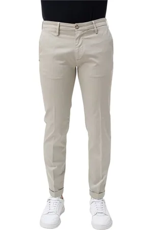 RE-HASH Homme, Pantalons, , Taille: W33 Chinos avec revers style Mucha