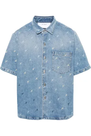 Axel Arigato Homme, Chemises, Bleu, Taille: M Polo Casual à Manches Courtes Bleu