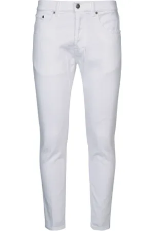 Dondup Homme, Jeans, Blanc, Taille: W34 Bermuda Shorts Élégants pour Hommes