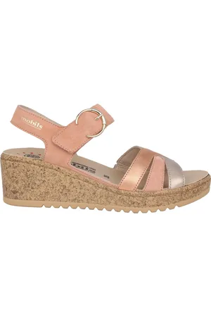 Mephisto Femme, Chaussures, Multicolore, Taille: 40 EU Sandale rose pour femme, chic et classique