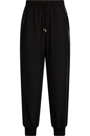 Liu Jo Femme, Pantalons, Noir, Taille: 40 FR Pantalon de jogging à paillettes