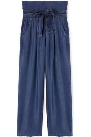 Motivi Femme, Jeans, Bleu, Taille: 36 FR Jean large en Tencel™