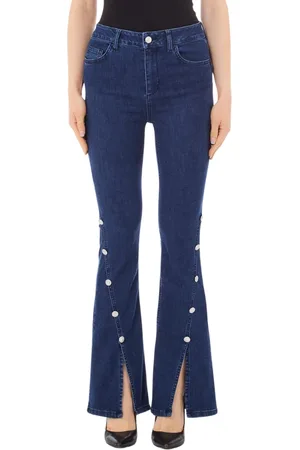 Liu Jo Femme, Jeans, Bleu, Taille: W29 Jean évasé bleu avec boutons