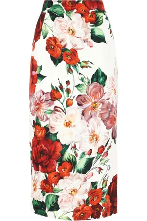 Dolce & Gabbana Femme, Jupes, Multicolore, Taille: 40 FR Jupe Midi Polyvalente pour Femmes