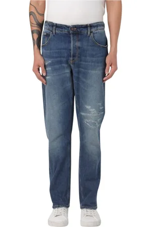 PT Torino Homme, Jeans, Bleu, Taille: W35 Tapered Denim Jeans