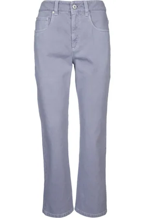 Brunello Cucinelli Femme, Jeans, Violet, Taille: 38 FR Pantalons élégants pour hommes