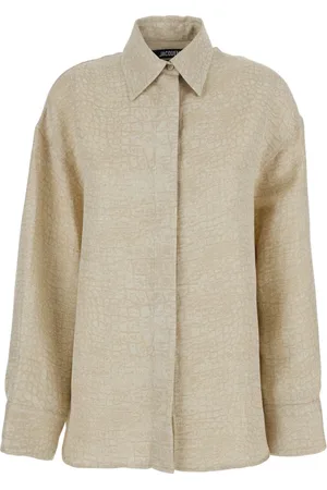 Jacquemus Femme, Blouses et Chemises, , Taille: 38 FR Chemise en Lin Pasadena