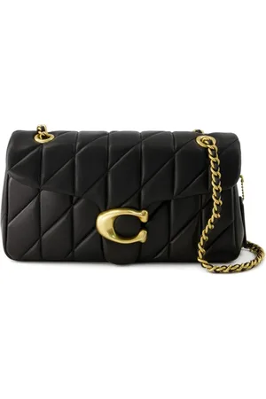 Coach Femme, Sacs, Noir, Taille: ONE Size Élégant Sac Bandoulière en Cuir Noir