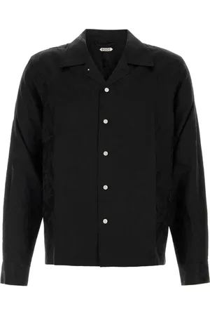 BODE Homme, Chemises, Noir, Taille: L Maillot de football jacquard noir