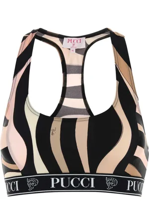 Emilio Pucci Femme, Sport, Multicolore, Taille: 36 FR Haut Court Imprimé Stretch