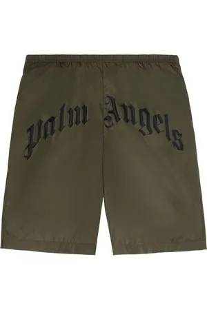 Palm Angels Homme, Maillots de bain, Vert, Taille: S Vêtements Verts Mer Taille Élastique