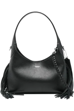 Coach Femme, Sacs, Noir, Taille: ONE Size Sac à bandoulière Brooklyn Fringe