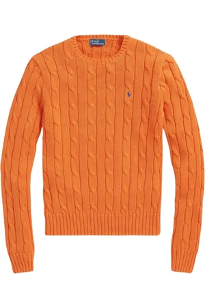 Ralph Lauren Femme, Pulls, , Taille: 42 FR Pull Classique à Manches Longues en Tricot Câblé