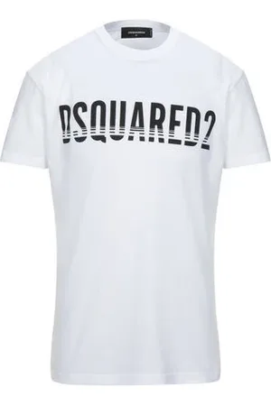 Dsquared2 Homme, Tops, Blanc, Taille: L T-shirt blanc avec logo imprimé