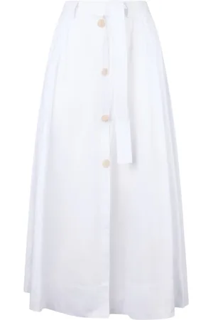 Liu Jo Femme, Jupes, Blanc, Taille: 40 FR Jupe midi dans un style tendance