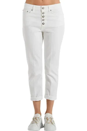 Dondup Femme, Jeans, Blanc, Taille: W25 Cropped Jeans