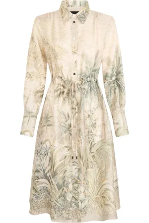 Liu Jo Femme, Robes, Multicolore, Taille: 42 FR Robe chemisier imprimée