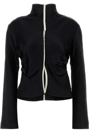 Nanushka Femme, Blouses et Chemises, Noir, Taille: 40 FR Chemisier Domini en Satin Noir