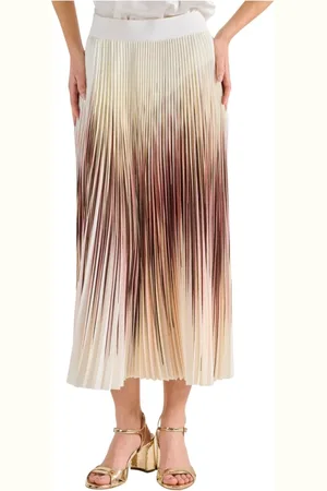 HERNO Femme, Jupes, Multicolore, Taille: 40 FR Jupe Plissée dans Diverses Nuances
