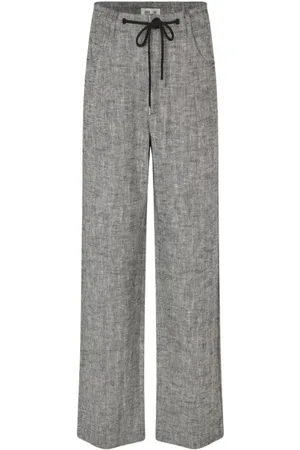 Baum und Pferdgarten Femme, Pantalons, Gris, Taille: 38 FR Salt And Pepper Nanny Pants