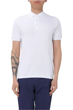 Aspesi Homme, Tops, Blanc, Taille: L Polo Élégant