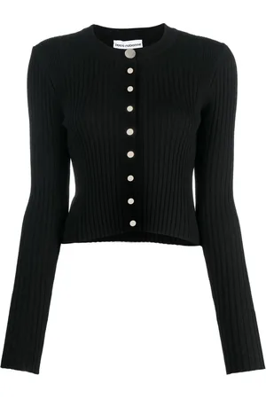Paco rabanne Femme, Pulls, Noir, Taille: 36 FR Cardigans Casual Noirs pour Femmes