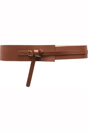 D.EXTERIOR Femme, Accessoires, Brun, Taille: L Ceinture en Cuir Marron avec Boucle