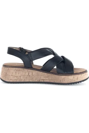 Gabor Femme, Chaussures, Noir, Taille: 35 EU Sandale Femme Noire - Collection Été
