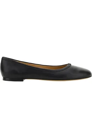 Chloé Femme, Chaussures, Noir, Taille: 36 1/2 EU Ballerines avec détail doré et semelle logo
