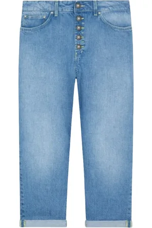 Dondup Femme, Jeans, Bleu, Taille: W25 Pantalon orné de bijoux