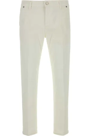 PT Torino Homme, Pantalons, Blanc, Taille: W30 Jean en denim stretch blanc