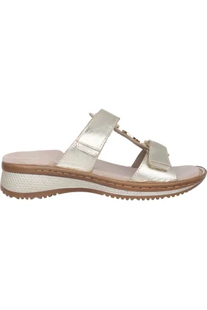 ARA Femme, Chaussures, Jaune, Taille: 39 EU Collection de sandales dorées pour femmes